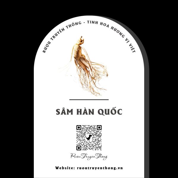 Rượu Sâm Hàn Quốc